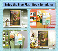 Enjoy the Free Flash Book Templates in Different Styles