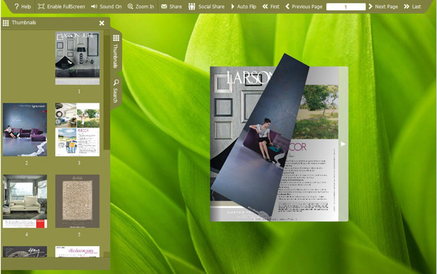 flash book template screenshot1