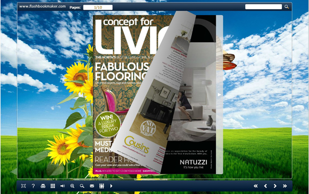 flash book template screenshot1